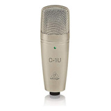 Behringer C-1u Microfono De Condensador De Estudio Usb, Dora