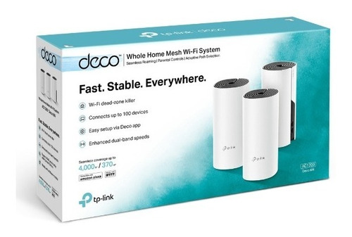 Access Point Tp-link Deco M4(3-pack) Ac1200 Ieee 802.11acabg