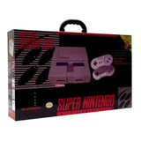 Caixa Super Nintendo Playtronic Com Divisórias Em Mdf E Alça
