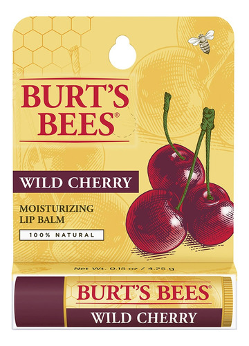 Balsamo Labial Burts Bees De Wild Cherry 4.25 Gr