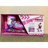 Patines Pro Ajustables Talla 25 A 28 Next Action Niña Morado