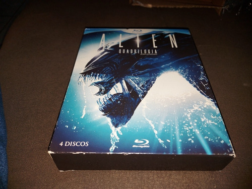 Box 4 Blu Rays Alien Quadrilogia 