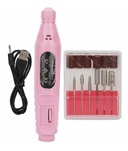 Instrumento De Uñas Acríl Electric Nail Drill Kit, Usb Porta