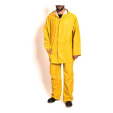 Traje De Lluvia Steelpro Amarillo Para Motos Impermeable Pvc