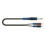 Cable De Jack Mono A 2 X Rca Male Quiklok Rksa/160-2