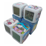 Reloj Despertador Iluminado Hello Kitty  - Varios Diseños