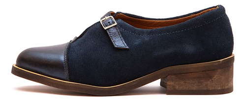 Zapatos De Cuero Julia C2 Azul Giani Dafirenze
