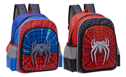 Mochila Bolsa Pequena Aranha Passeio Escolar Infantil 