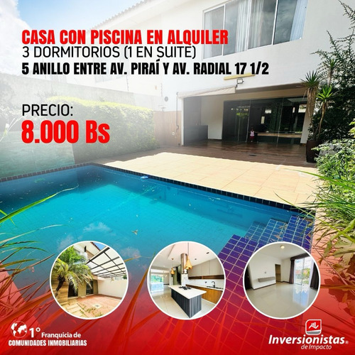 Casa En Alquiler Con Piscina