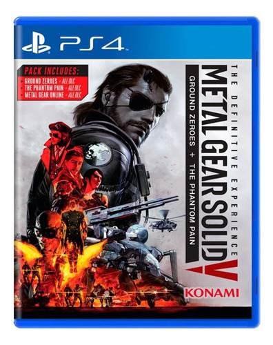Jogo Metal Gear Solid V The Definitive Experience Ps4 Físico