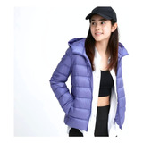 Campera Uniqlo Ultra Light Down Parka Mujer Violeta Orig