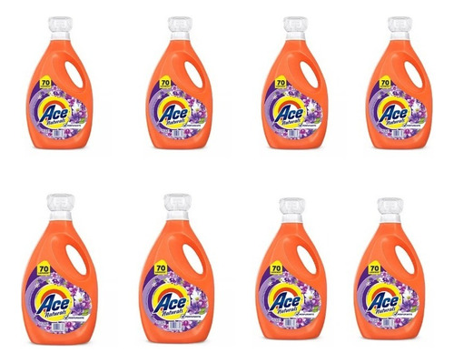 Ace Detergente Liquido X 8 Botellas