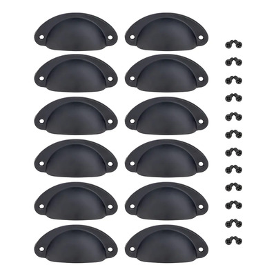 12 Piezas Oraab Jaladeras Retro Para Cajones, Forma De Concha Vintage, Manijas Modernas En Bronce Aceitado Para Tocadores, Armarios, Closets, Muebles De Cocina Y Dormitorio, Incluyen Tornillos | MercadoLibre