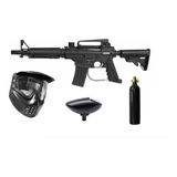 Tippmann Marcadora Gotcha Bravo One Careta Hopper Co2 Xtrm P