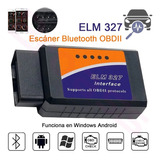 Escáner Automotriz Elm327 Obd2 Con Universal Bluetooth Andro