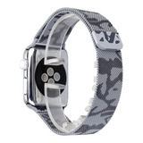 Malla  Para Apple Watch Milanese Camo Todas Las Series