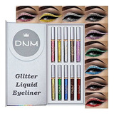 Dnm 10 Color Liquid Glitter Sparkle Eyeliner Liquid Makeup S