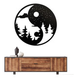 Metal Wall Feng Shui Decor, Wall Art Silhouette Wall Decor,