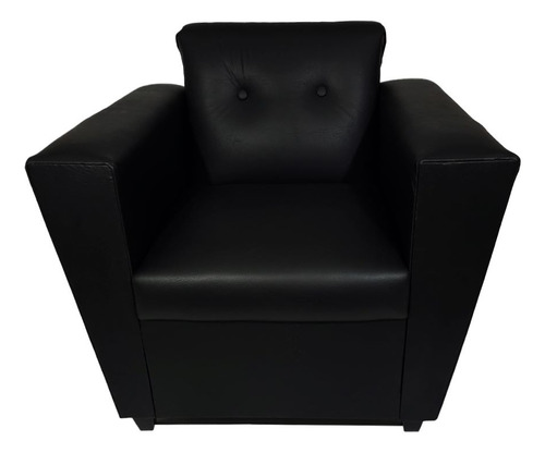 Sillon Sofa 1 Cuerpo Individual Nordico Ecocuero Chenille 