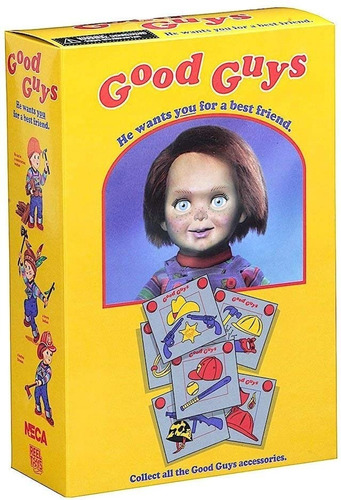 Neca - Chucky - Boneco De Ação (10 Cm), Chucky Design