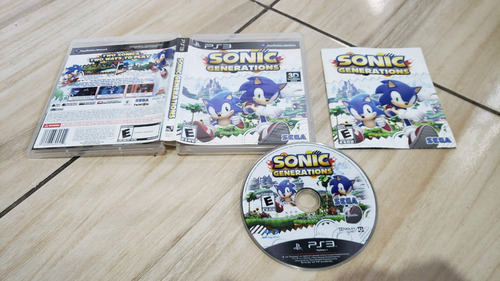 Sonic Generations Para Playstation 3 Mídia Física. T2