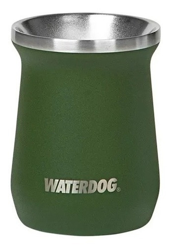 Mate Waterdog Zoilo 240 Ml Acero Inoxidable Camping Color Verde Zoilo240
