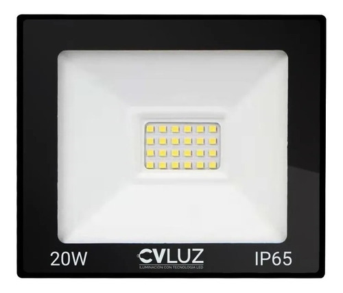 Reflector Led Exterior 20w Multiled Proyector Alta Potencia Ip65 Apto Intemperie