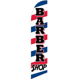 Barber Shop Solo Banderas Tipo Pluma # 309