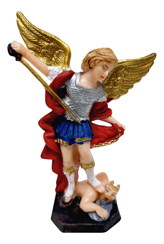 Imagen San Miguel Arcángel 12 Cm Pvc Estatuilla Irrompible