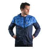 Chaqueta Casual Deportiva Hombre Cortavientos Forro Interno