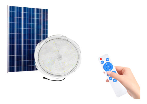 Plafón Solar 400w Para Techo Distintos Tonos De Luz Interior