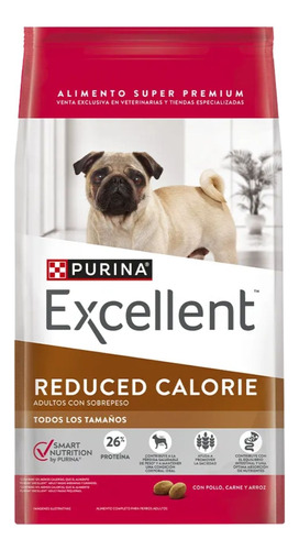 Purina Excellent Dog Reduce Calorie 3 Kg Perro El Molino