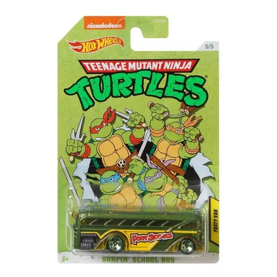 Autobús escolar Hot Wheels Ninja Turtles Van Surfin Gdg83 | Envío gratis