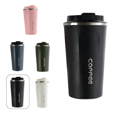 Copo Térmico Café Chá Garrafa Anti-vazamento Inox 500ml Hot Cor Preto Liso | MercadoLivre