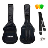 Bag Capa Almofadada Violão Cargo Impermeável Yamaha + Alça
