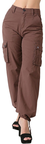 Pantalón Mujer Moda Jogger Café Roosevelt 50105012