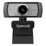 Webcam Usb Redragon Apex Gw900-1 Full Hd 1080p 30 Fps Preto