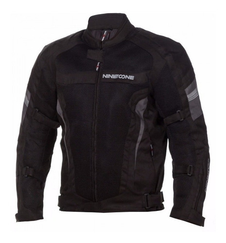 Campera Ninetoone - Cordura 4s Negro/gris - En Teo Motos