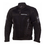 Campera Ninetoone - Cordura 4s Negro/gris - En Teo Motos