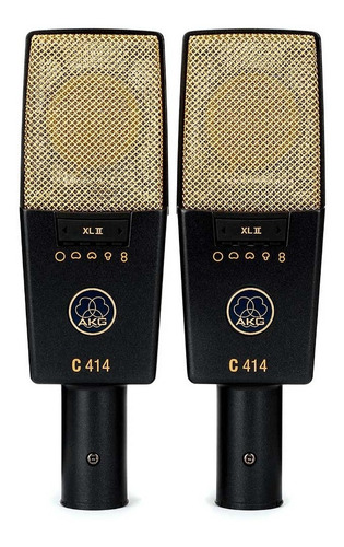 Set De Microfonos Akg C414 Xl2 Condenser Demo Palermo