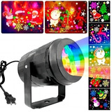 Proyector Luces Navideño Led Con 16 Diapositivas Decoración