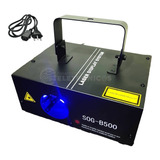 Canhão Raio Laser Holográfico Luz Azul Iluminação Sogb500