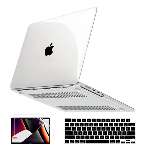 Funda Anban Para Macbook Pro 14 M1 Pro/max +c/tec Clear