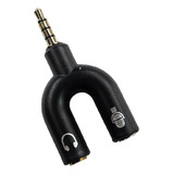 Adaptador Audio Arwen Mini Plug 3,5mm A Mic Y Auricular Pc