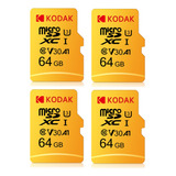 Kit 4 Cartão De Memória Kodak 64gb Ultra Performance
