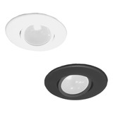 Spot Embutir Movil Pvc Blanco Negro Para Dicroica Led Gu10 