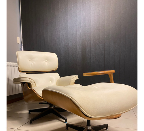 Sillón Eames Miller Con Ottomano, Mesa Lounge Chair Poltrona