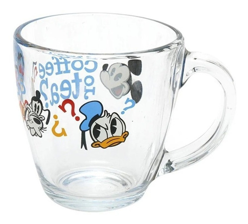 Taza Cafetera Disney Con Mickey Y Sus Amigos Para Cafe O Te