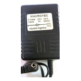 Fuente Macrotec 220v A 9 Vcc- 0,5am Pin 5,5x2,1 Usada  U0017