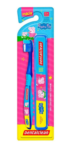 Kit Escolar Escova De Dente Infantil George Pig + Estojo